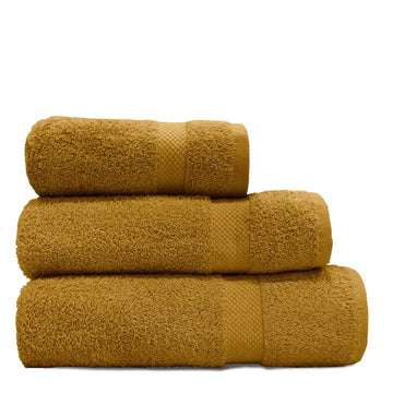 3 PCs Towel Pack-Mustard
