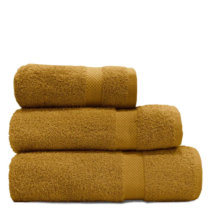3 PCs Towel Pack-Mustard