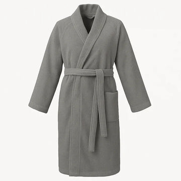 Cotton Bathrobe-Grey