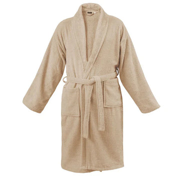 Cotton Bathrobe-Beige
