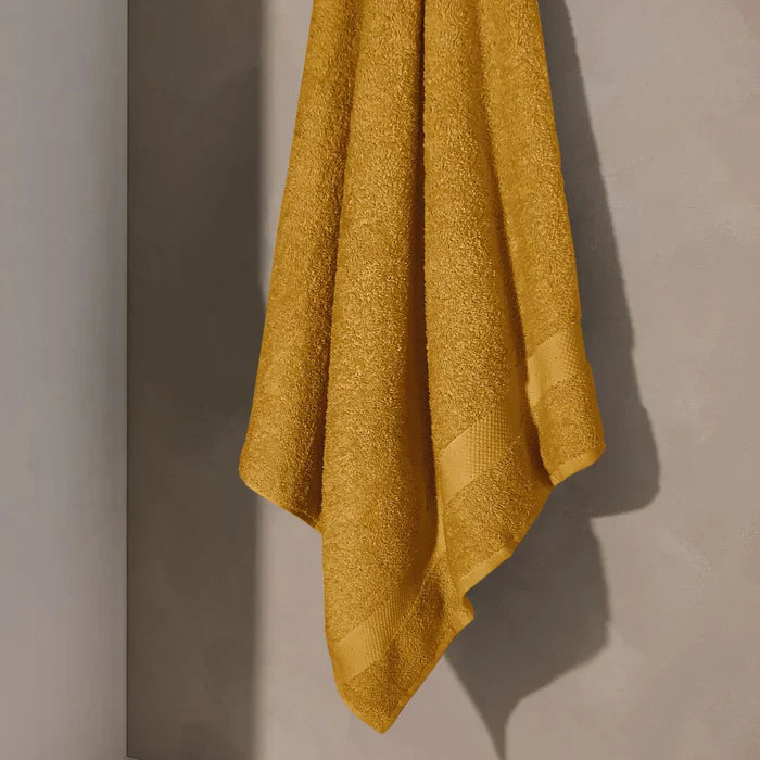 3 PCs Towel Pack-Mustard