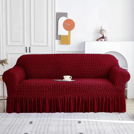 Bubble Sofa Cover- Maroon