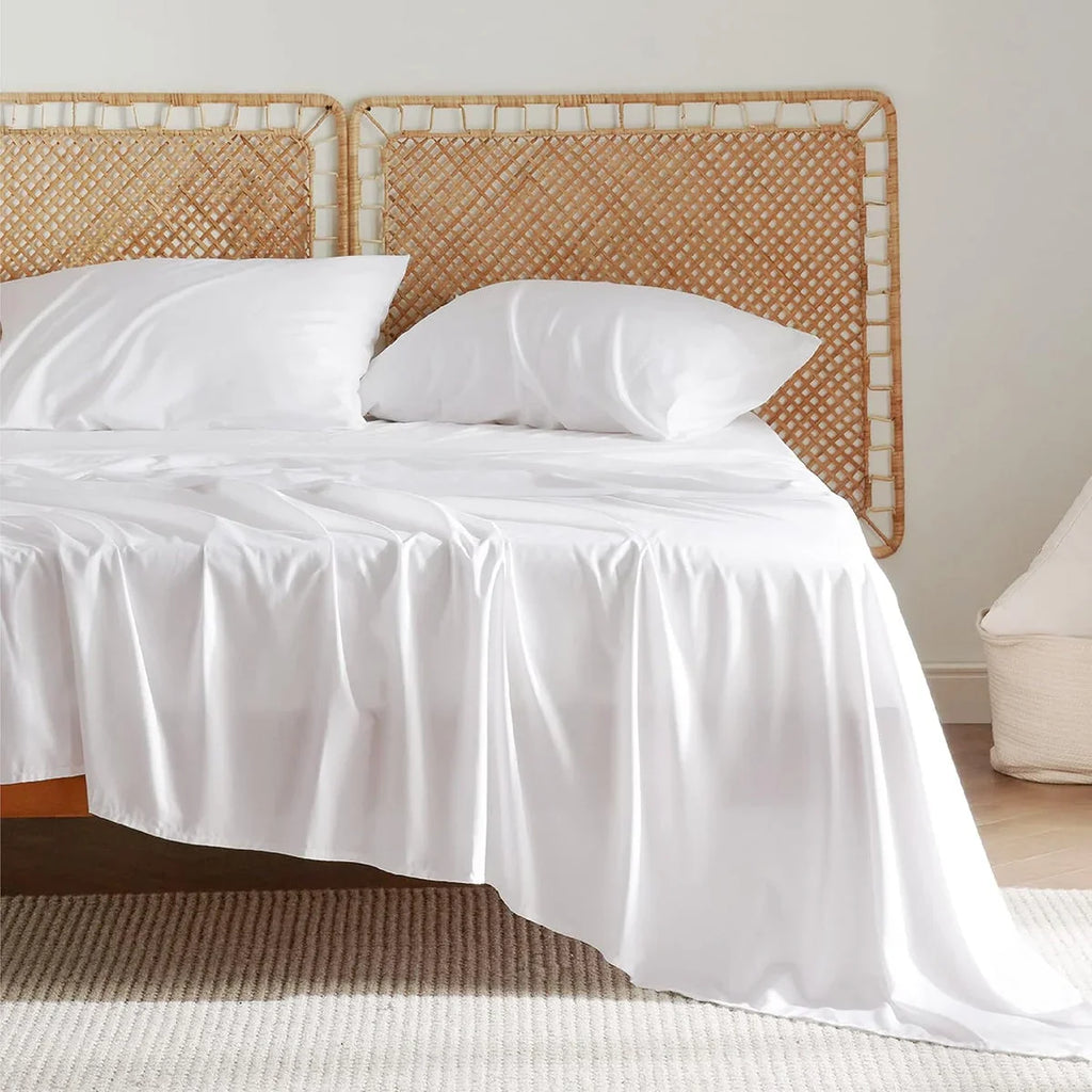 100% Cotton Bedsheet- White