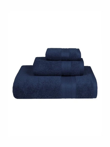 3 PCs Towel Pack-Navy