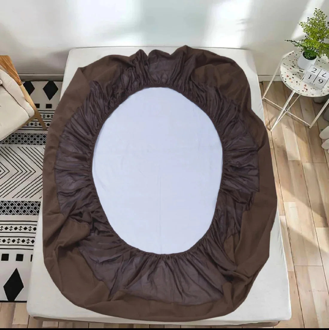 Terry Waterproof Mattress Protector- Grey