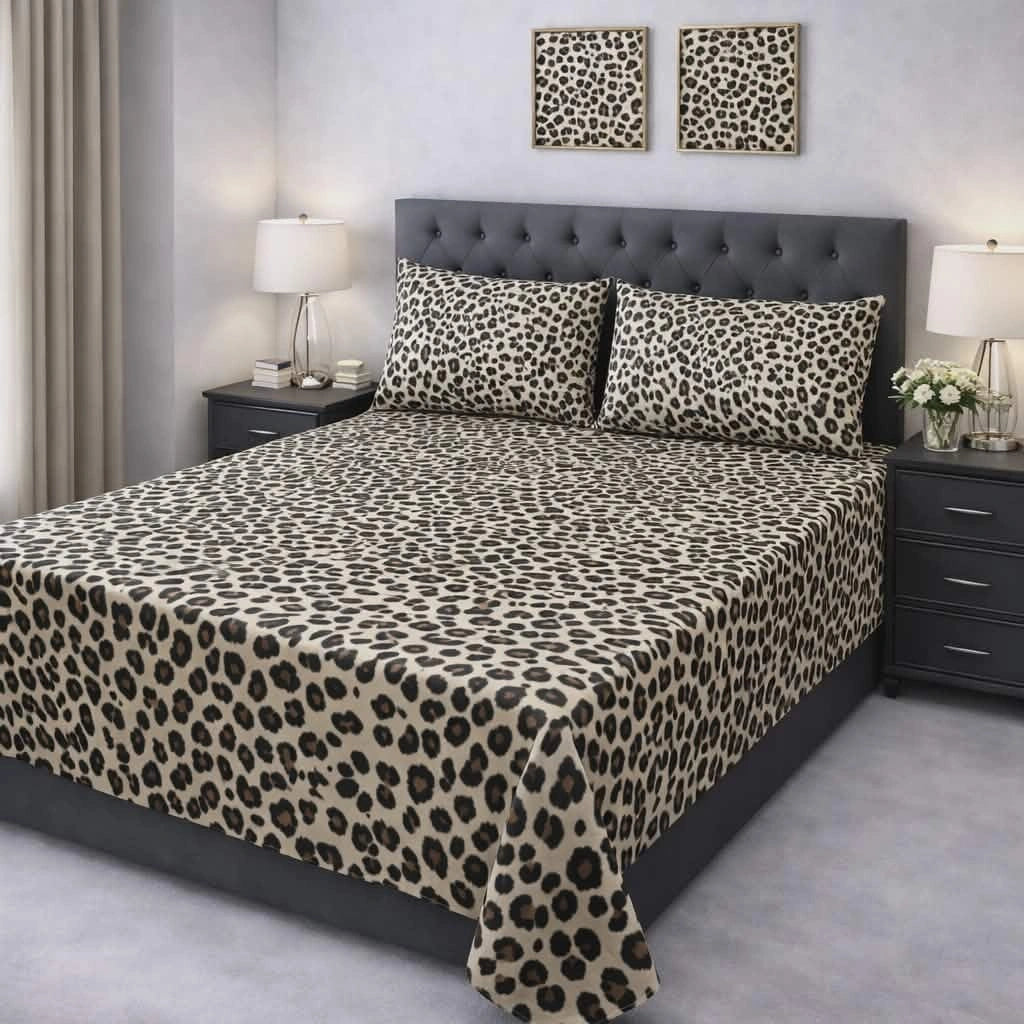 Leopard Print Bedsheet