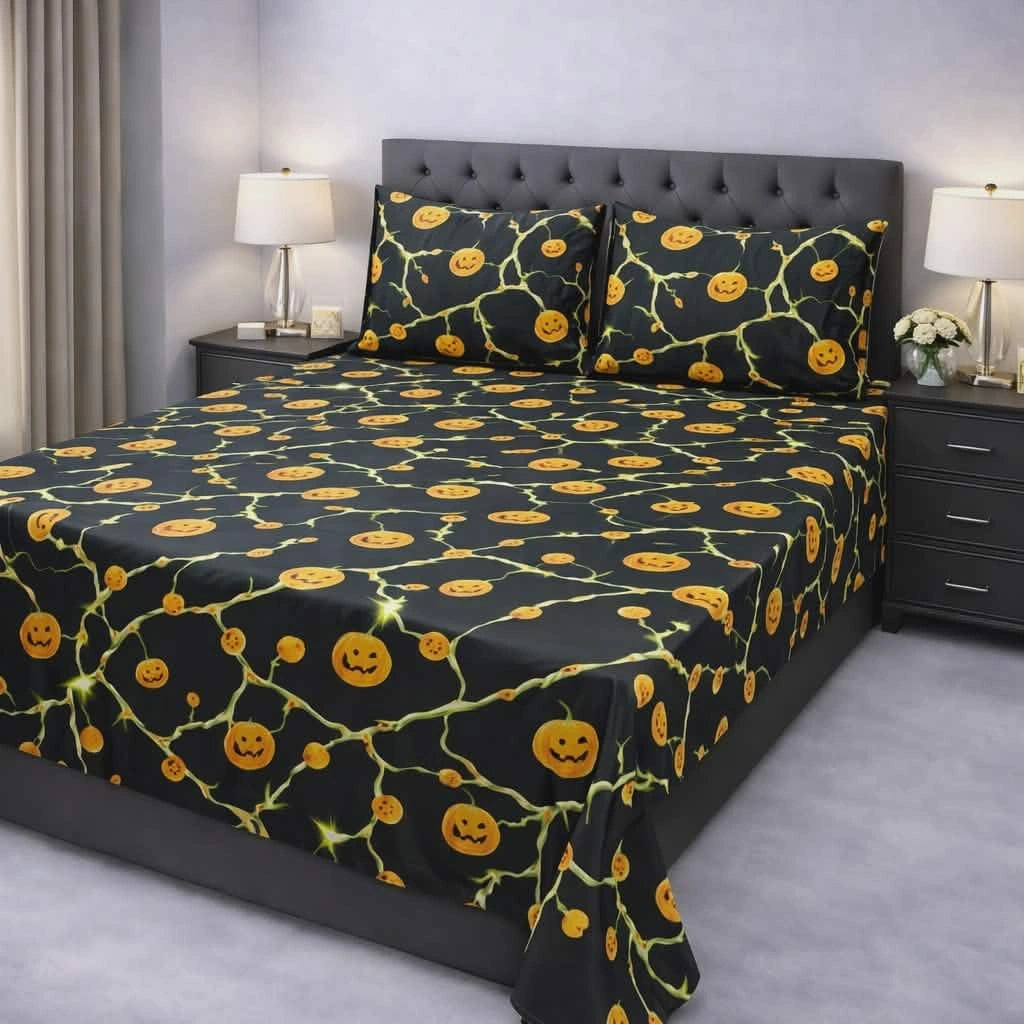 Halloween Pumpkin Bedsheet