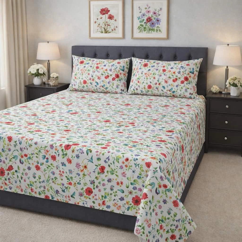 PETALS & POPPIES BEDSHEET