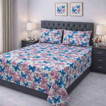 SAPPHIRE BUTTERFLY BEDSHEET