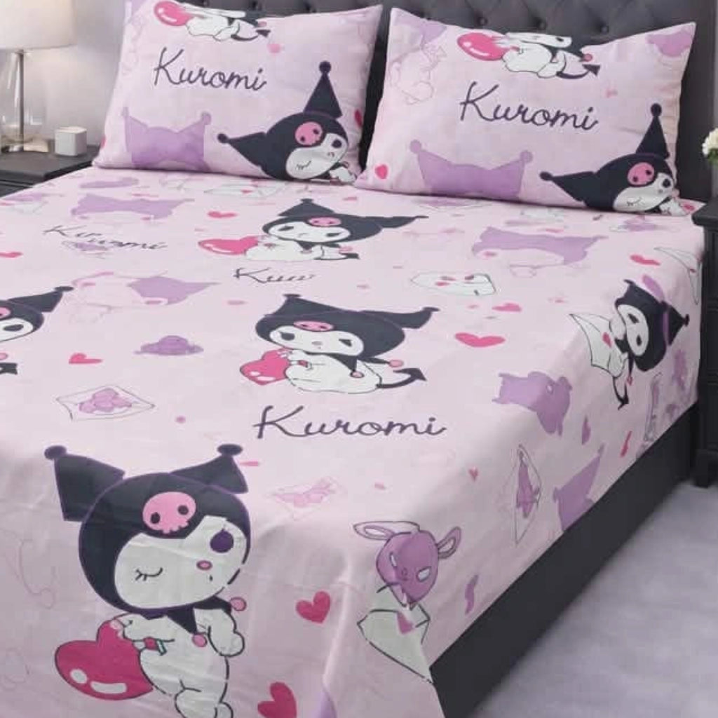 Kuromi Printed Bedsheet