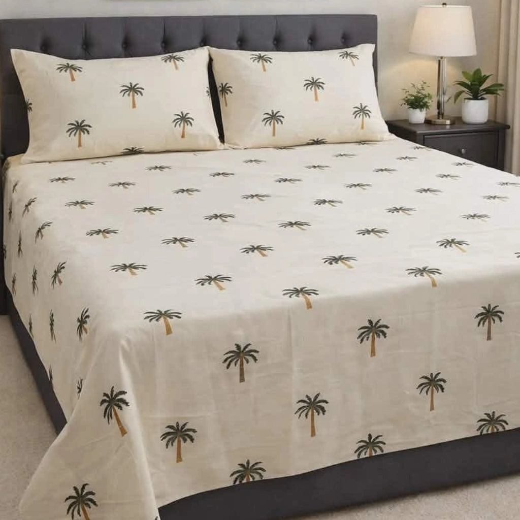 Palm Motive Bedsheet