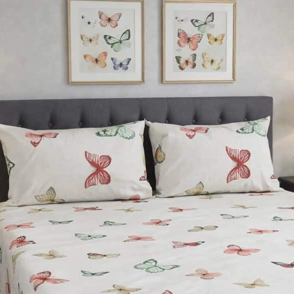 PAINTED WINGS BEDSHEET 3PCE