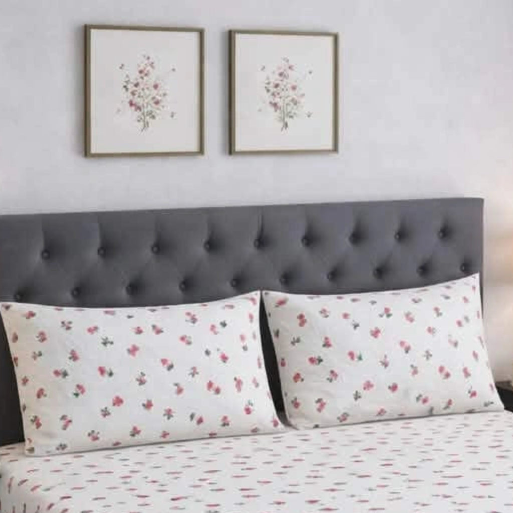 BLUSHING BUDS BEDSHEET