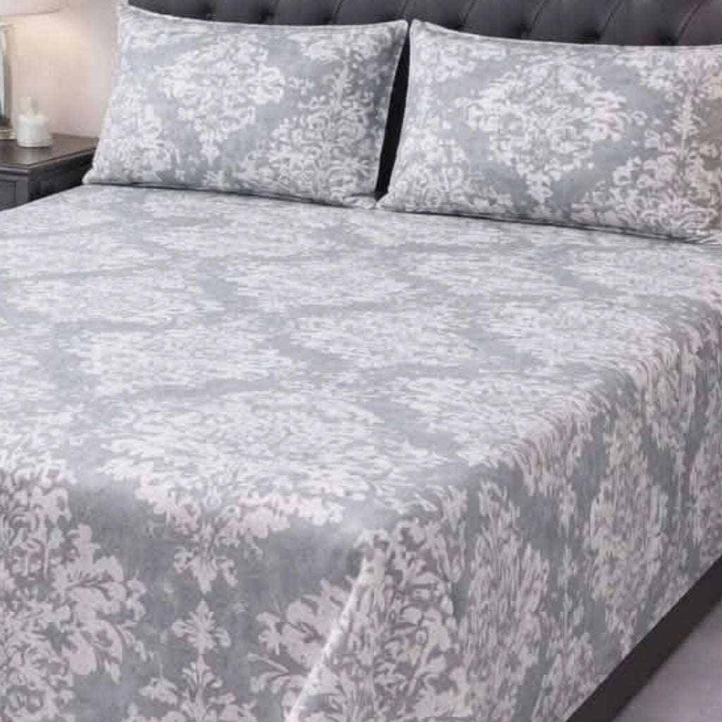 SILVER DAMASK ELEGANCE BEDSHEET