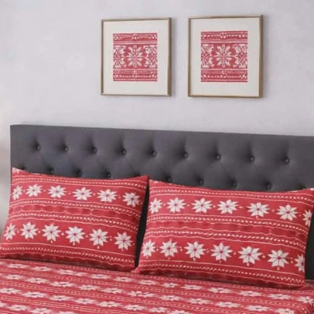 Classy Ruby Dream Bedsheet