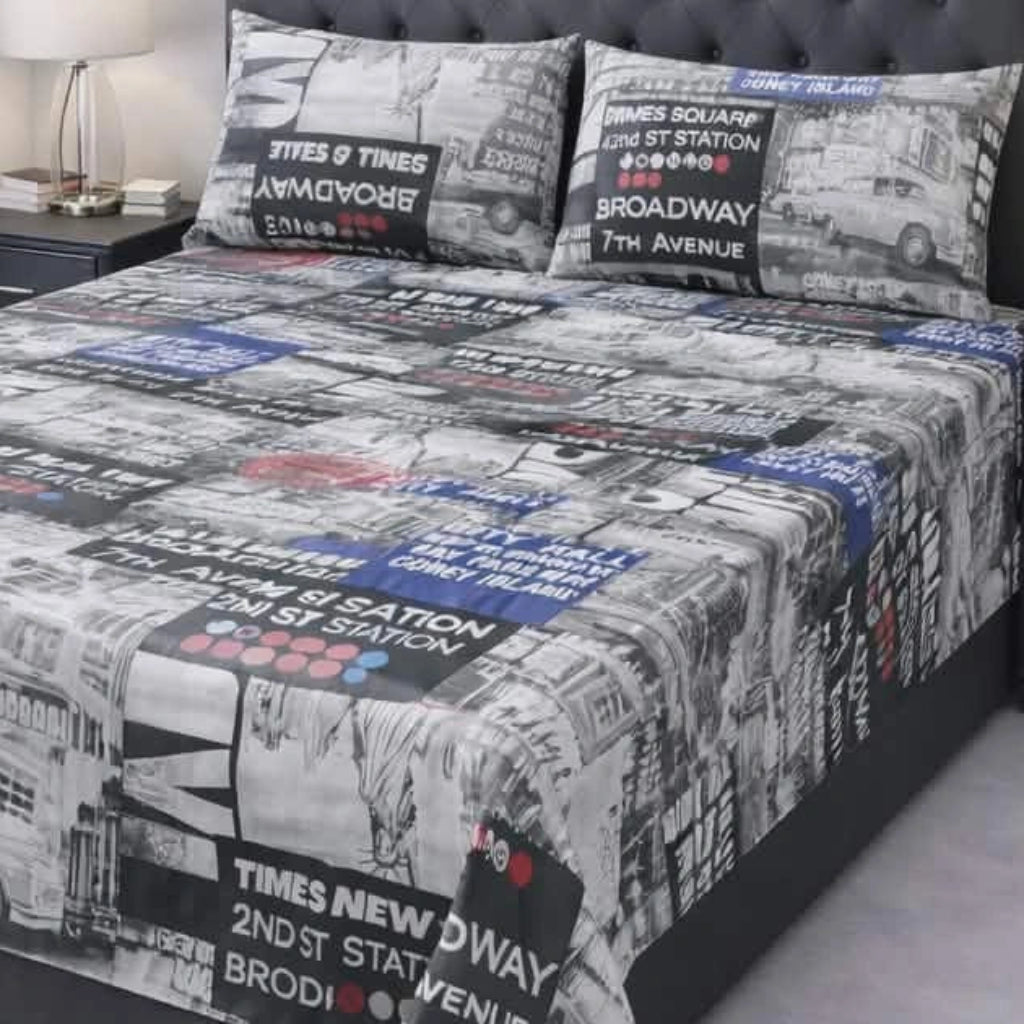 URBAN CITYSCAPE BEDSHEET